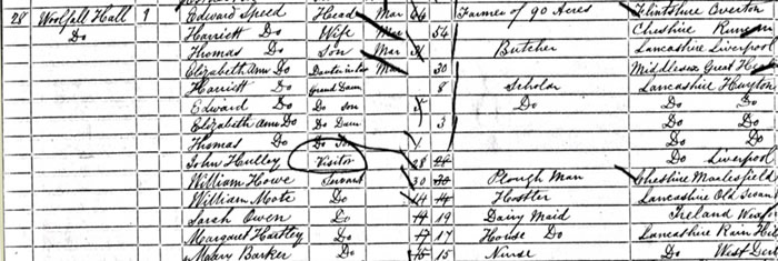 1861 census entry 